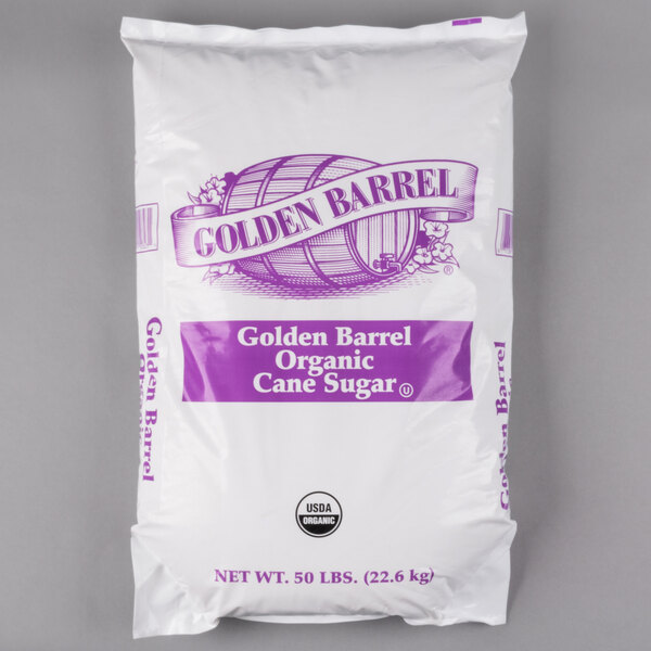 Golden Barrel Organic Cane Sugar (50 lb.)