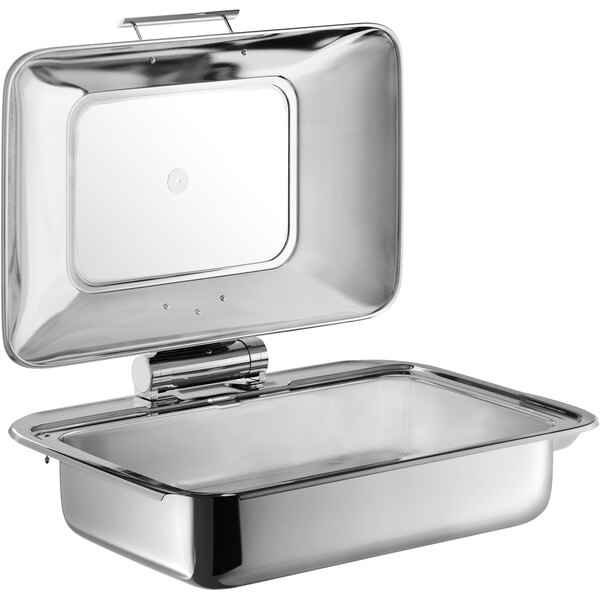 Acopa Voyage 8 Qt. Full Size Stainless Steel Induction Chafer with ...