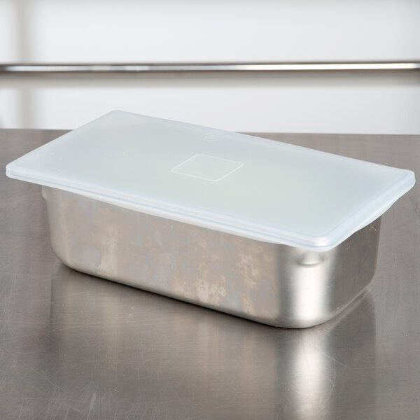 Flexsil Lid 1/3 Size HighHeat Silicone Steam Table / Hotel Pan Lid