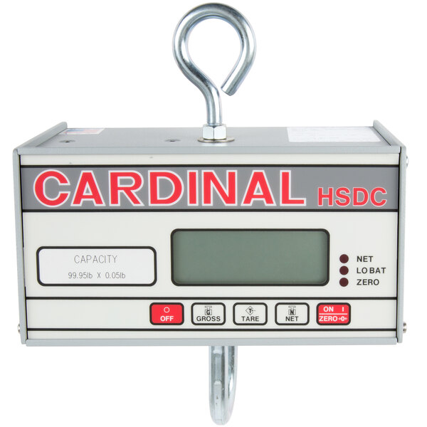 Cardinal Detecto HSDC100 100 lb. Digital Hanging Scale, Legal for Trade