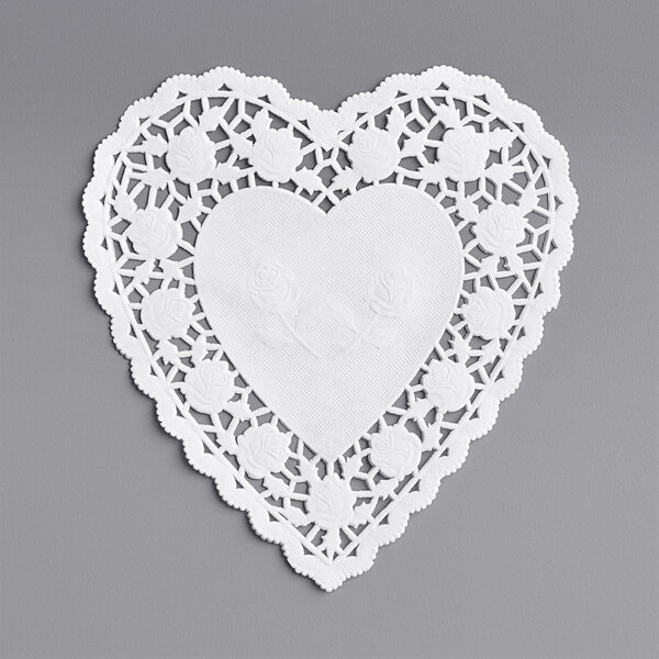 Paper Heart Doilies, 1000/Pack staurantStore