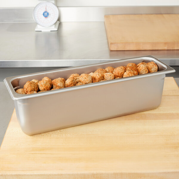 CURTA 6 Pack Anti-Jam Hotel Pans, 1/2 Size 2 1/2 Inch Deep, NSF Commercial 18/8 Stainless Steel Chafing Steam Table Pan, Catering Storage Metal Food Pan