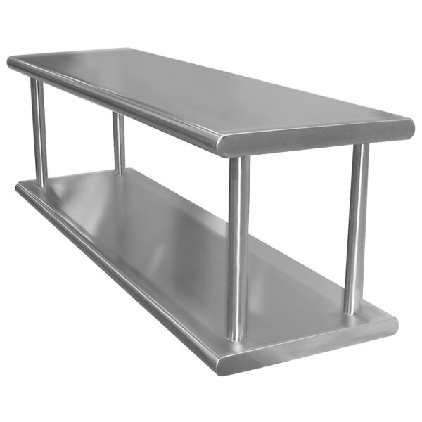 Advance Tabco PA 24 84 2 Pass Through Shelf With Overshelf 84 X 24 