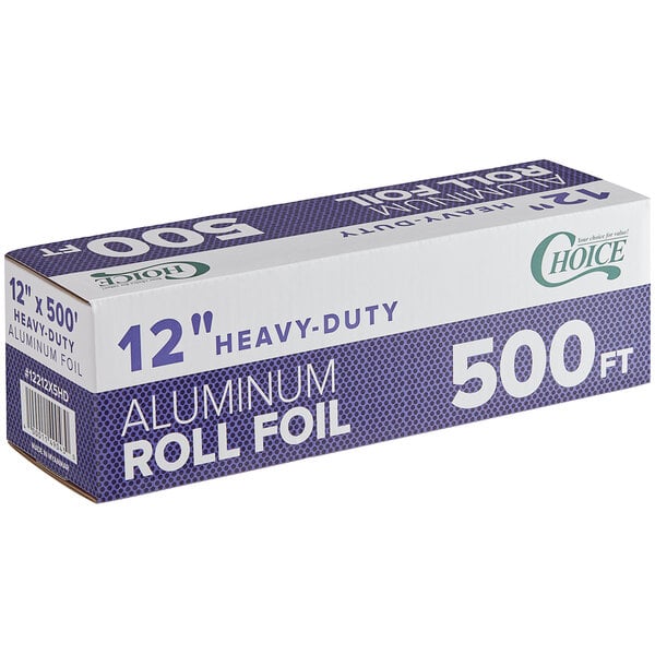 Heavy Duty Aluminum Foil Roll 12" X 500 FT Silver 620-1 Each for sale online 