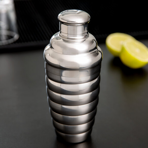 Vollrath 47610 12 oz. Stainless Steel 3Piece Cobbler Cocktail Shaker