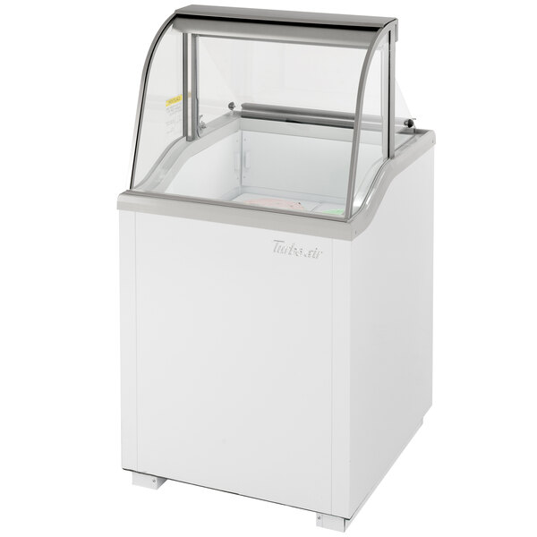 Turbo Air TIDC-26W-N 26" Low Curved Glass Ice Cream Dipping Cabinet
