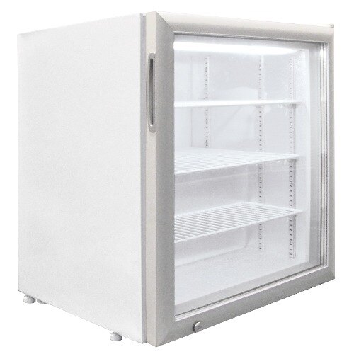 Excellence CTF-3HC White Countertop Display Freezer with Swing Door - 3.2 cu. ft.