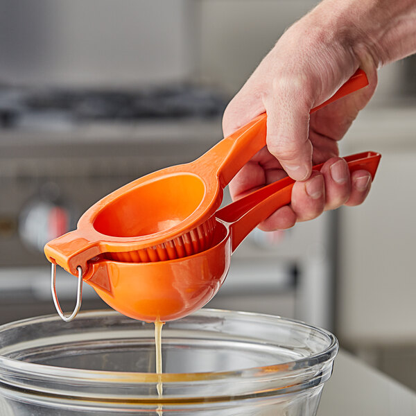 Angoter Manuel Portable Presse-Agrumes pour Orange Citron Fruit Juice Squeezer 300ML Coupe Vie Enfants en santé Orange Potable Machine Juicer 
