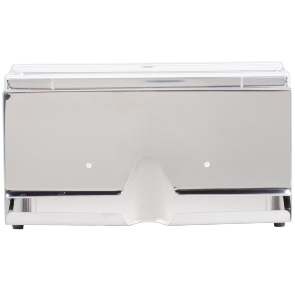 Vollrath Straw Boss Single Sided Dispenser for 9" 12" Wrapped Straws Stainless Steel