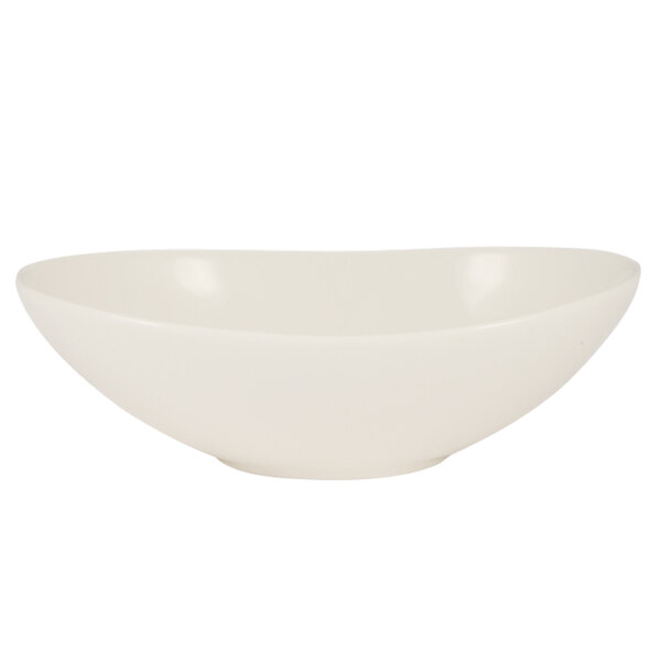 A CAC white oval serving bowl.