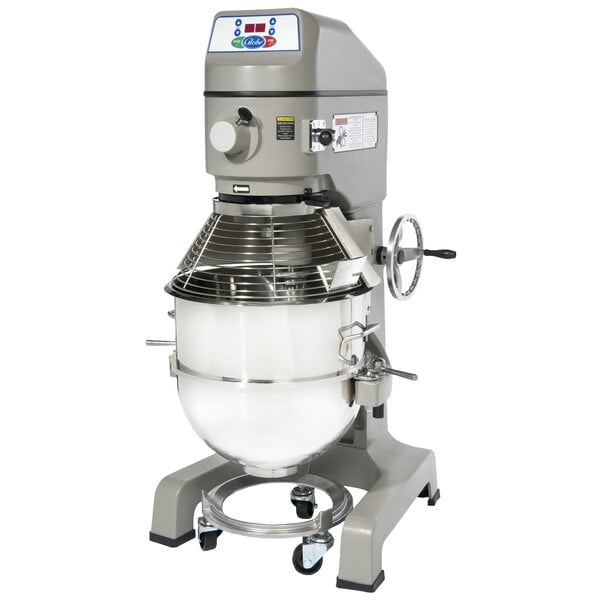 Globe SP60 60 Qt. Planetary Floor Mixer with Guard & Standard Accessories - 208V, 3 Phase, 3 hp