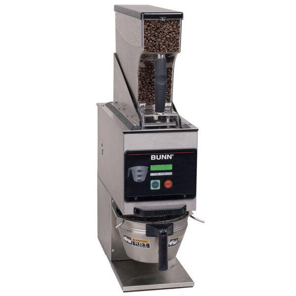 Bunn G9wd-rh SST Weight DRIVEN Coffee Grinder with Single Hopper