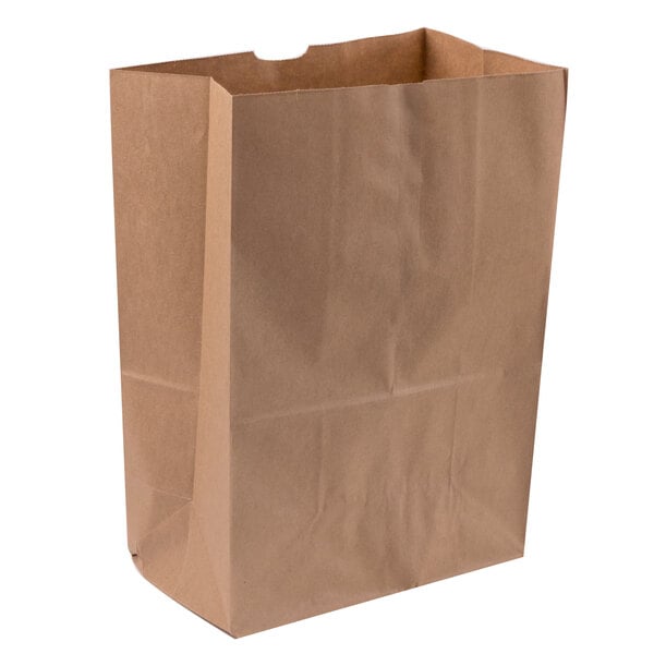 Brown Paper SOS carrier bags take away handles *ALL 3 SIZES Small,Medium,Large* 