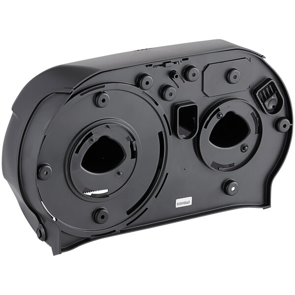 San Jamar R4090TBK Double Jumbo Roll Toilet Paper Dispenser