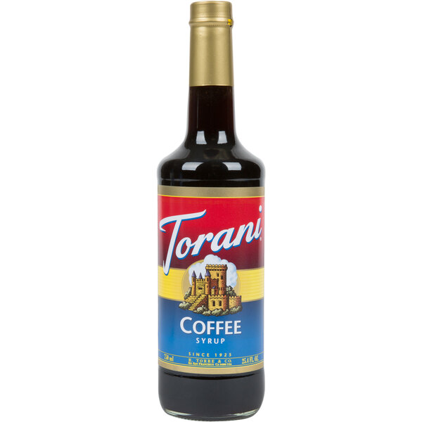 Torani Coffee Flavoring Syrup 750 mL Glass Bottle