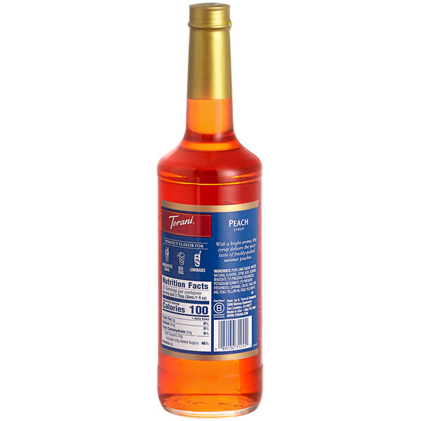 Torani Peach Syrup 750 mL staurantStore