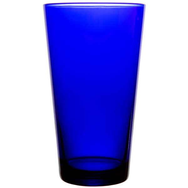Set of 6 Libbey 171B Cobalt Blue 17.25 oz Cooler Glass 