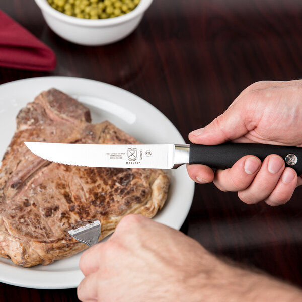 Mercer Culinary Genesis 7-Piece Forged Steak Knife Set
