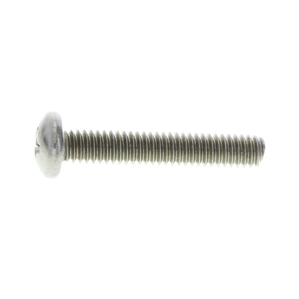 A close-up of a Scotsman screw.