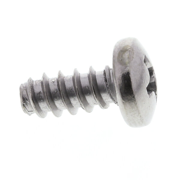 A close-up of a Scotsman metal screw