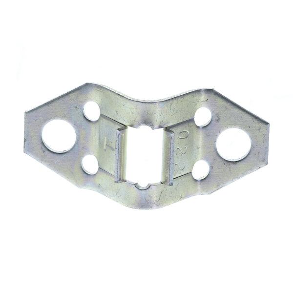 A Scotsman metal bracket with holes.
