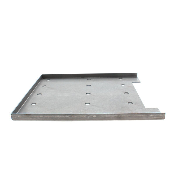 A Vulcan mounting plate with holes in it.
