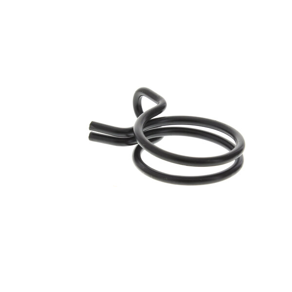 A black wire with a loop on one end.