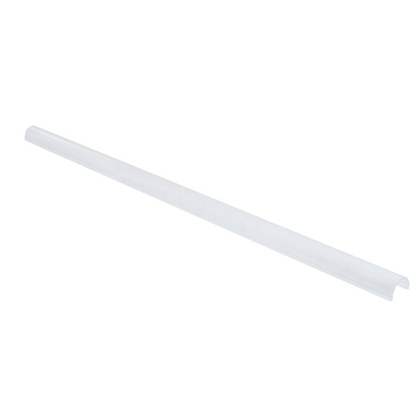 A long white plastic tube with a black tip.