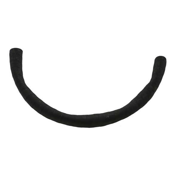 A black curved Champion hose with a white background.