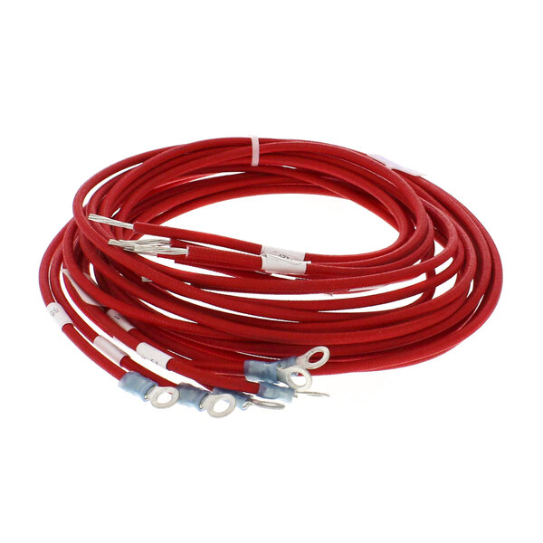 A Blodgett 20605 element harness with a red cable and white connector.
