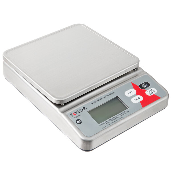 Taylor High-Precision Digital Portioning Scale with Cover, Black