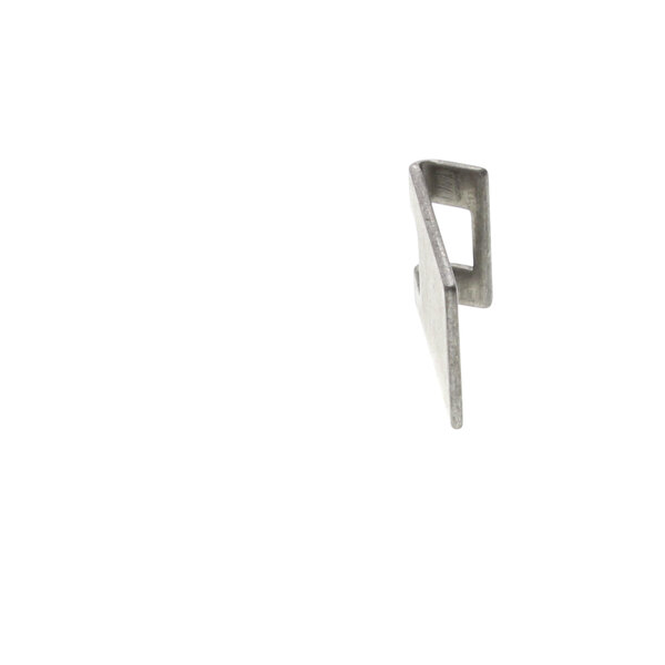 A metal clip for a Grindmaster Cecilware refrigerated beverage dispenser on a white background.