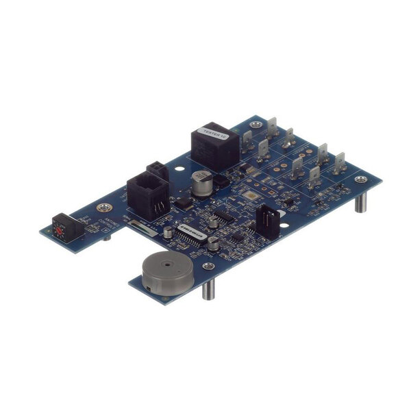 The main board for an Antunes steam equipment machine with a blue circuit board and many small components.