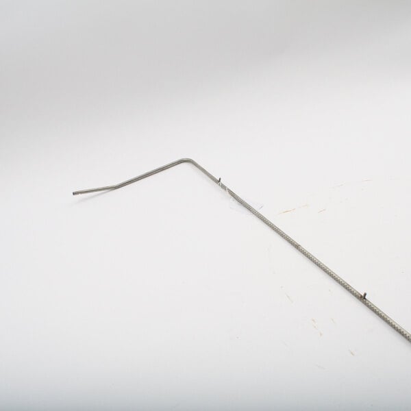 A bent metal rod with a hook on the end.