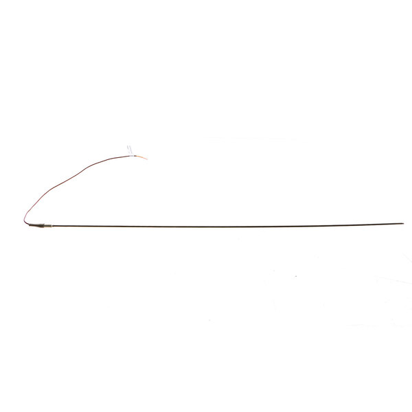 A long thin metal rod with a wire attached to it.