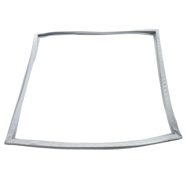 A white square gasket with a small metal square inside.