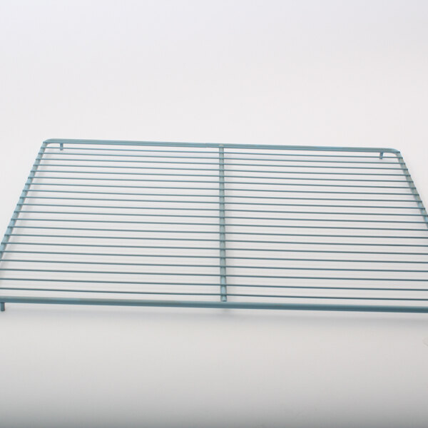 A Delfield wire rack on a white surface.