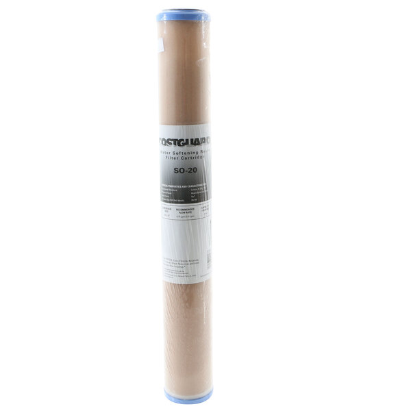 A NU-VU Filter Cartridge wrapped in blue and white plastic.