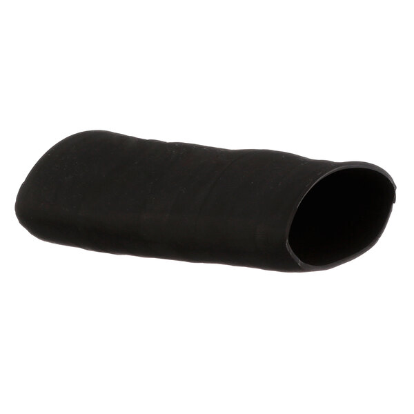 A black tube with a white background.