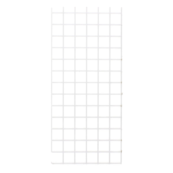 A white grid with small squares.