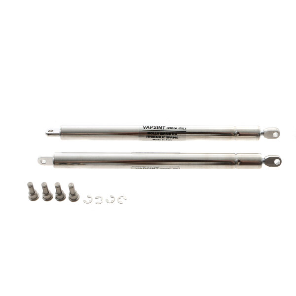A Jet Tech 07-5120 door shock parts kit with two stainless steel rods, nuts, and bolts.