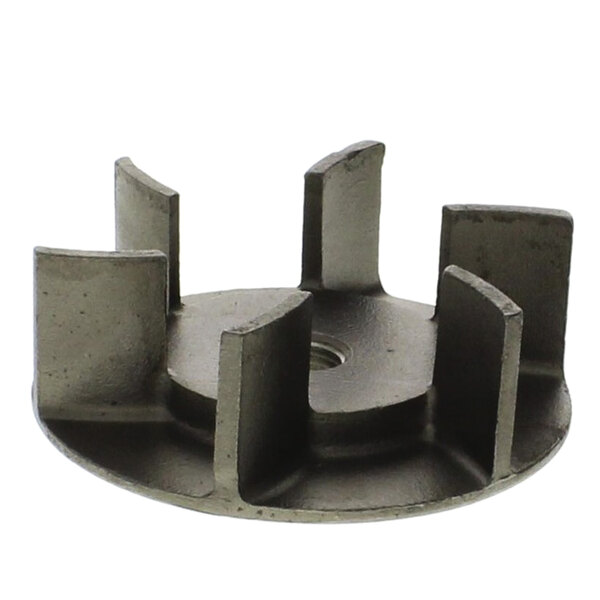A metal Jackson impeller with four holes.