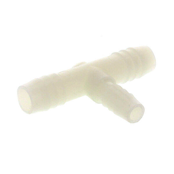 A white plastic Hoshizaki tee connector with nozzles.