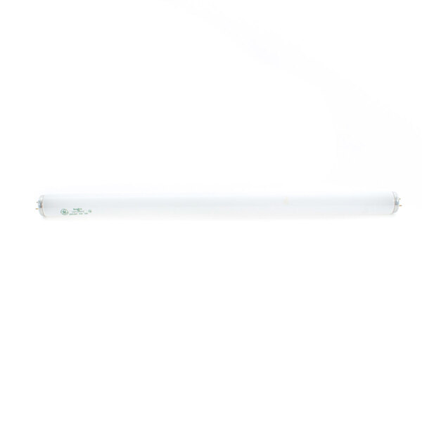 A white tube light with green text.