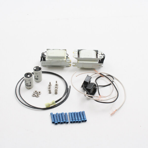 A Glastender fluorescent light conversion kit including electrical components.