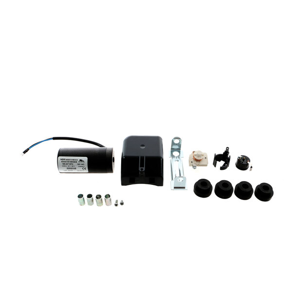 A Silver King 31072 electrical kit with various parts on a white background.