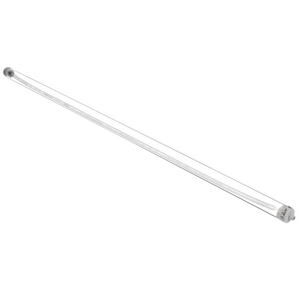 A long metal tube with a round base.