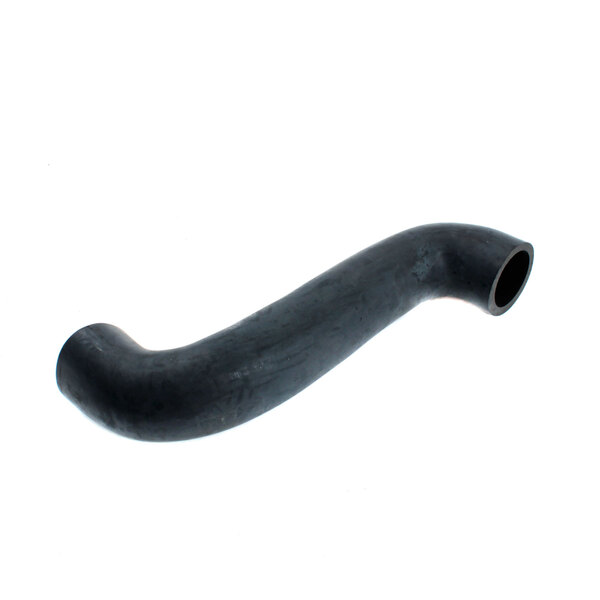 A black rubber hose with a long handle.