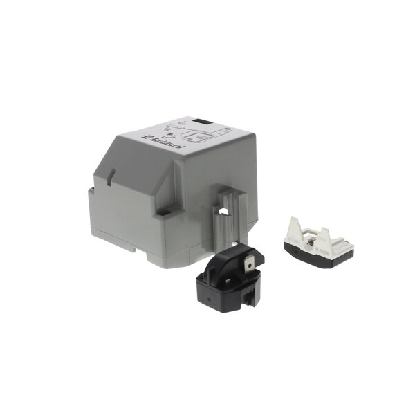 A grey and black Silver King electrical kit with a black box.