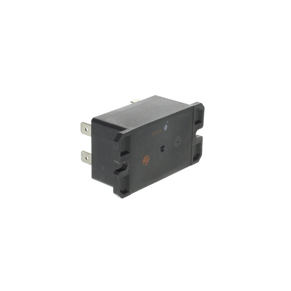 A black rectangular Cleveland 108067 Solid State Relay with metal buttons on a white background.